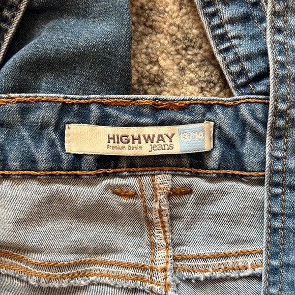 Highway Jeans Distressed Bib Overalls - Picture 5 of 12